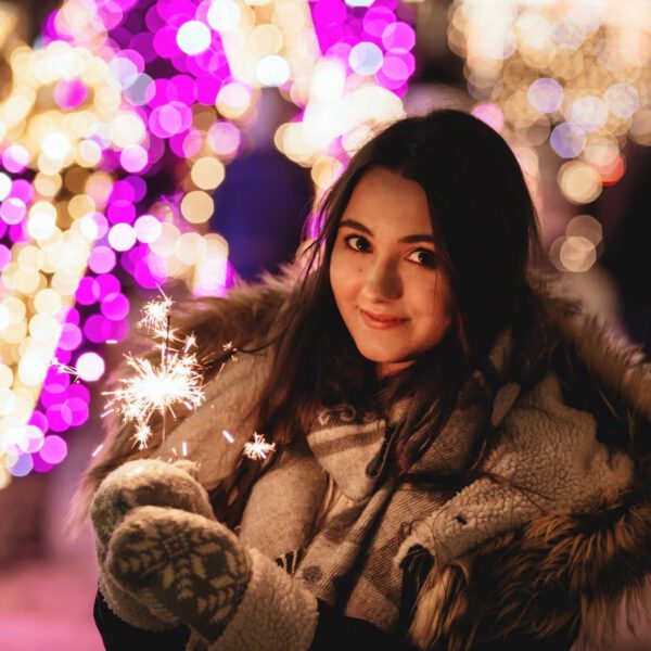 Dermal Filler - Girl enjoying winter