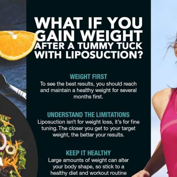 What If You Gain Weight After A Tummy Tuck With Liposuction? [Infographic]