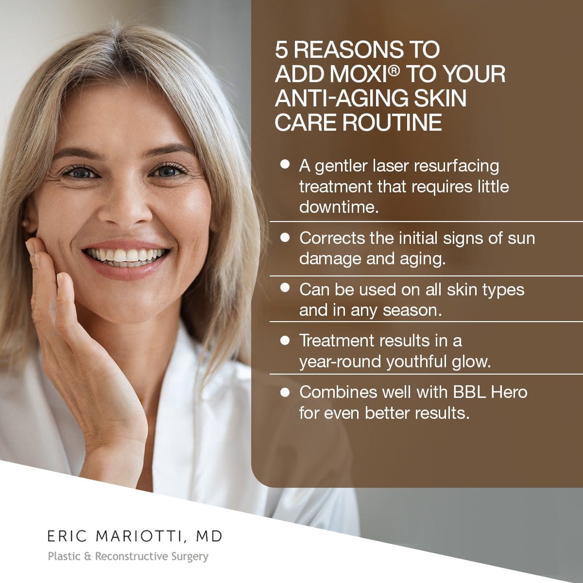 5 Reasons to Add MOXI® to Your Anti-Aging Skin Care Routine